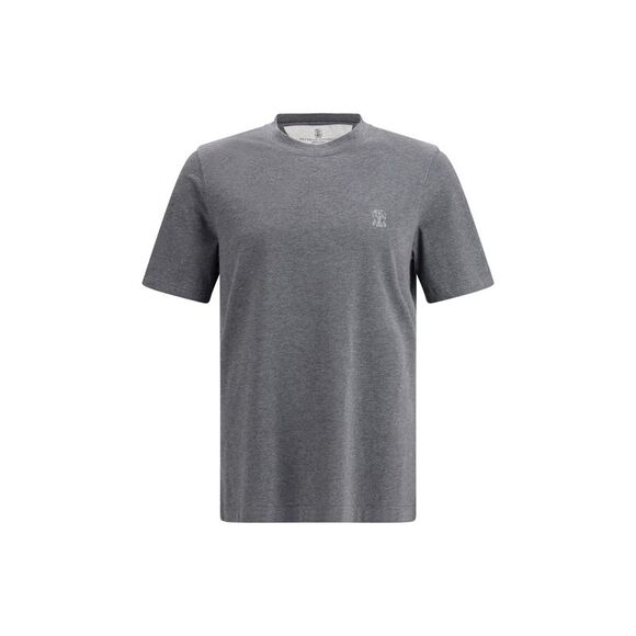 Brunello Cucinelli Men Logoed T-Shirt